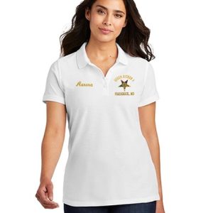 Eastern Star Pique Polo Chapter Shirt - X-Large, Royal Blue, Black, OES