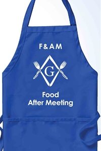 F&AM Food After Meeting BBQ apron