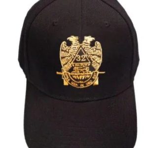 Scottish Rite Wings DOWN 32nd degree Masonic Baseball Cap
