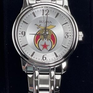 Shrine Bulova Silver Tone Watch