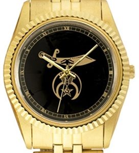Shrine Goldtone Watch with goldtone band