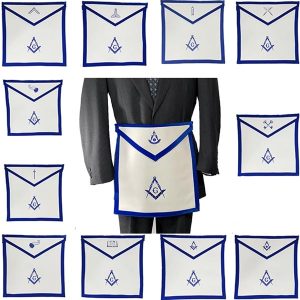 Texas Masonic Officer Apron Set - Regulation - Belt
