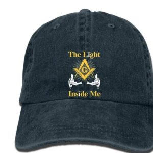 The Light Masonic Symbol Adjustable Cap